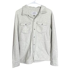 Goodfellow Women's Oversized Gray Sherpa Jacket Small Oversized Warm